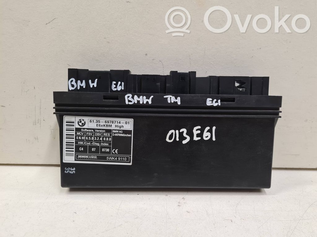 BMW 5 E60 E61 Módulo de confort/conveniencia 