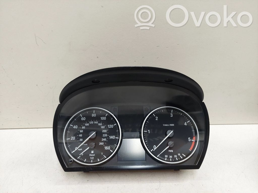 BMW 3 E90 E91 Spidometrs (instrumentu panelī) 