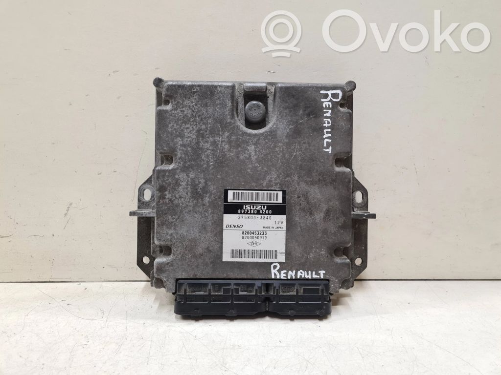 Renault Vel Satis Engine control unit/module 