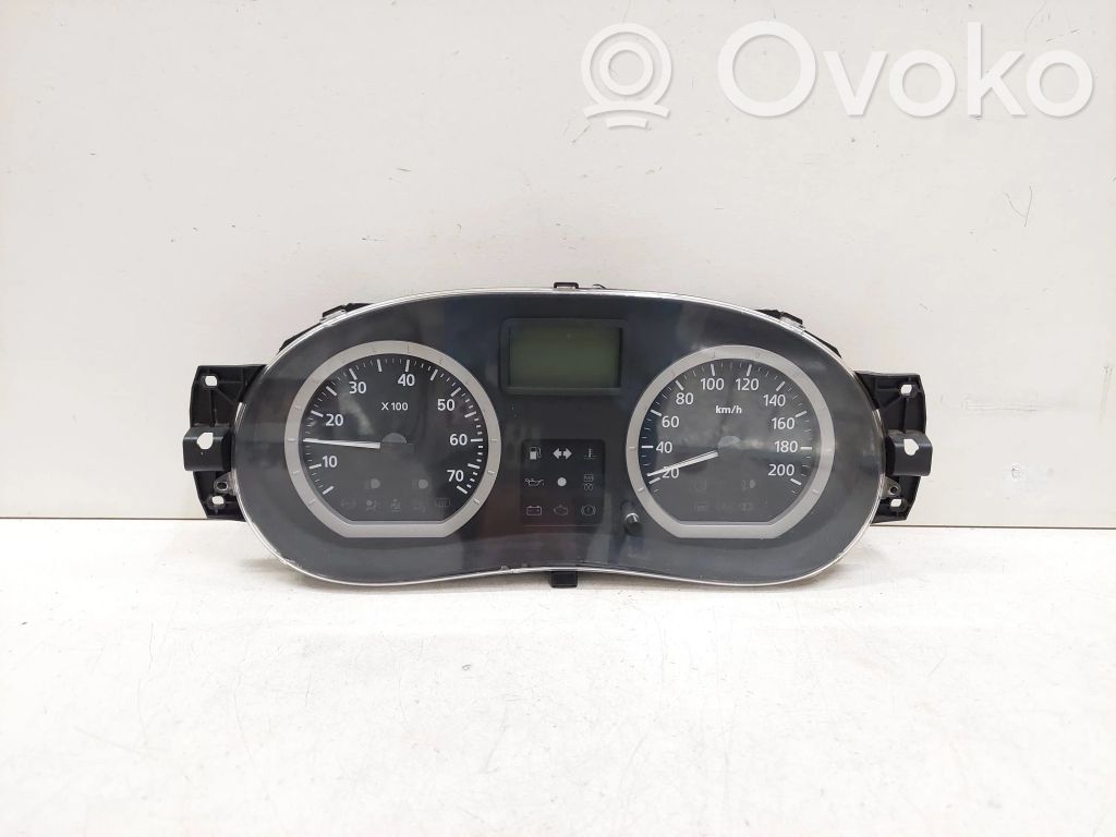 Dacia Logan I Compteur de vitesse tableau de bord 