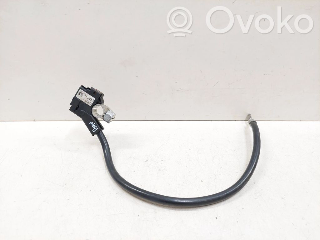 BMW 5 F10 F11 Minus / Klema / Przewód akumulatora 