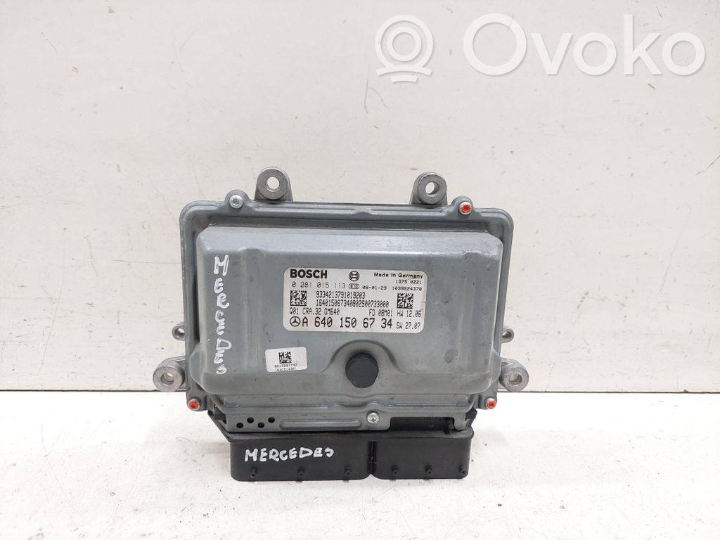 Mercedes-Benz A W169 Engine control unit/module 