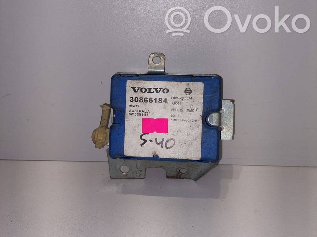 Volvo S40, V40 Immobilizer control unit/module 