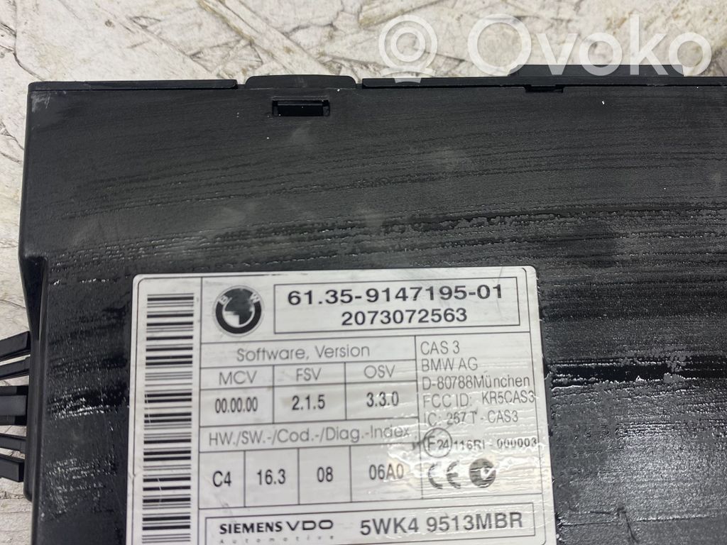 BMW 3 E92 E93 CAS control unit/module 