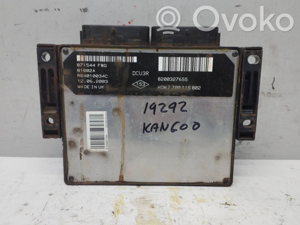 Renault Kangoo I Engine control unit/module 