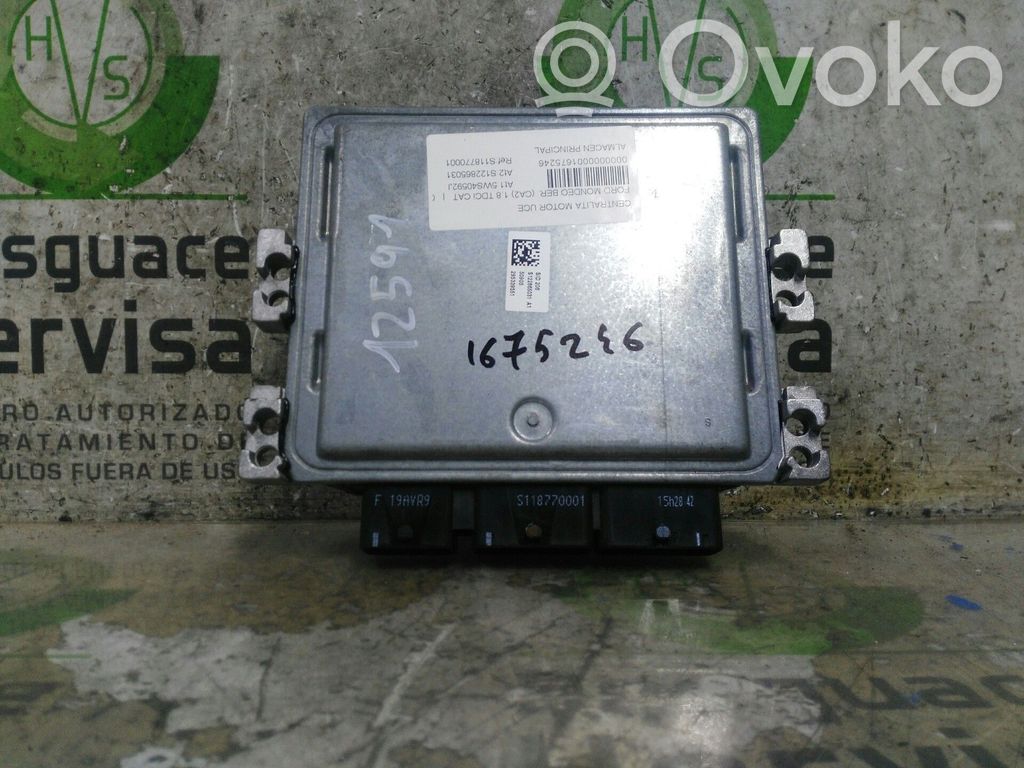 Engine control unit/module   S118770001,5WS40592J,S122865031