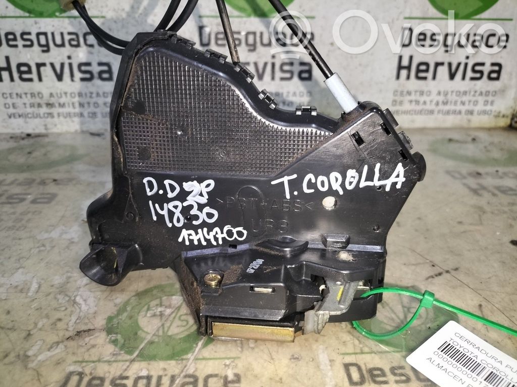 Cerradura de puerta delantera