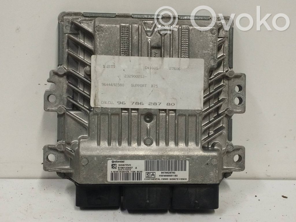 Unitate/modul de control motor   9678628780,HW9666681180,SID807EV0