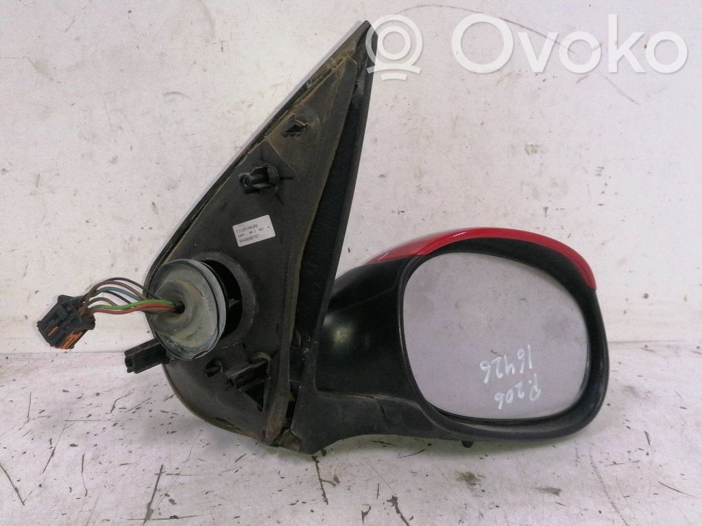Peugeot 206 Specchietto retrovisore elettrico portiera anteriore 