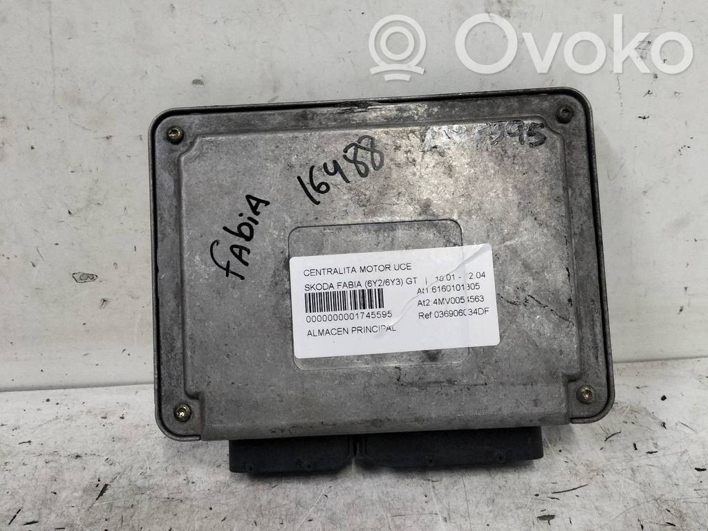 Skoda Fabia Mk1 (6Y) Unitate/modul de control motor 