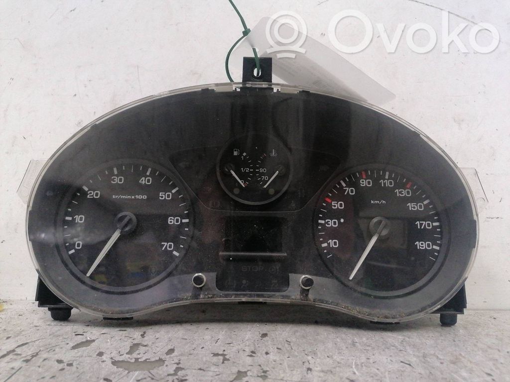 Peugeot Partner Tachimetro (quadro strumenti) 