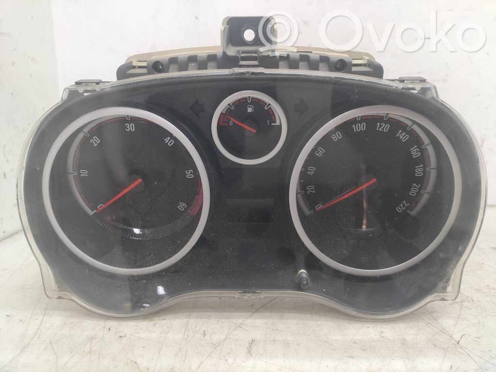 Opel Corsa D Tachimetro (quadro strumenti) 