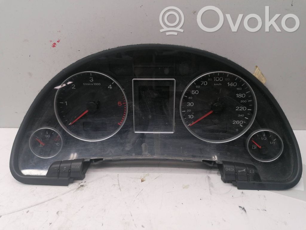 Audi A4 S4 B6 8E 8H Vitezometru (grup de instrumente) 
