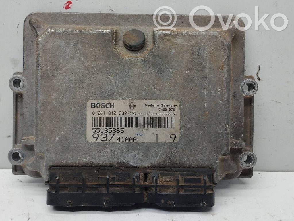 Unitate/modul de control motor   55185365,0281010332,BOSCH