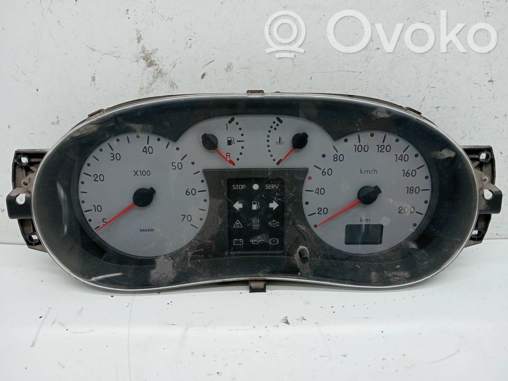 Renault Kangoo I Nopeusmittari (mittaristo) 