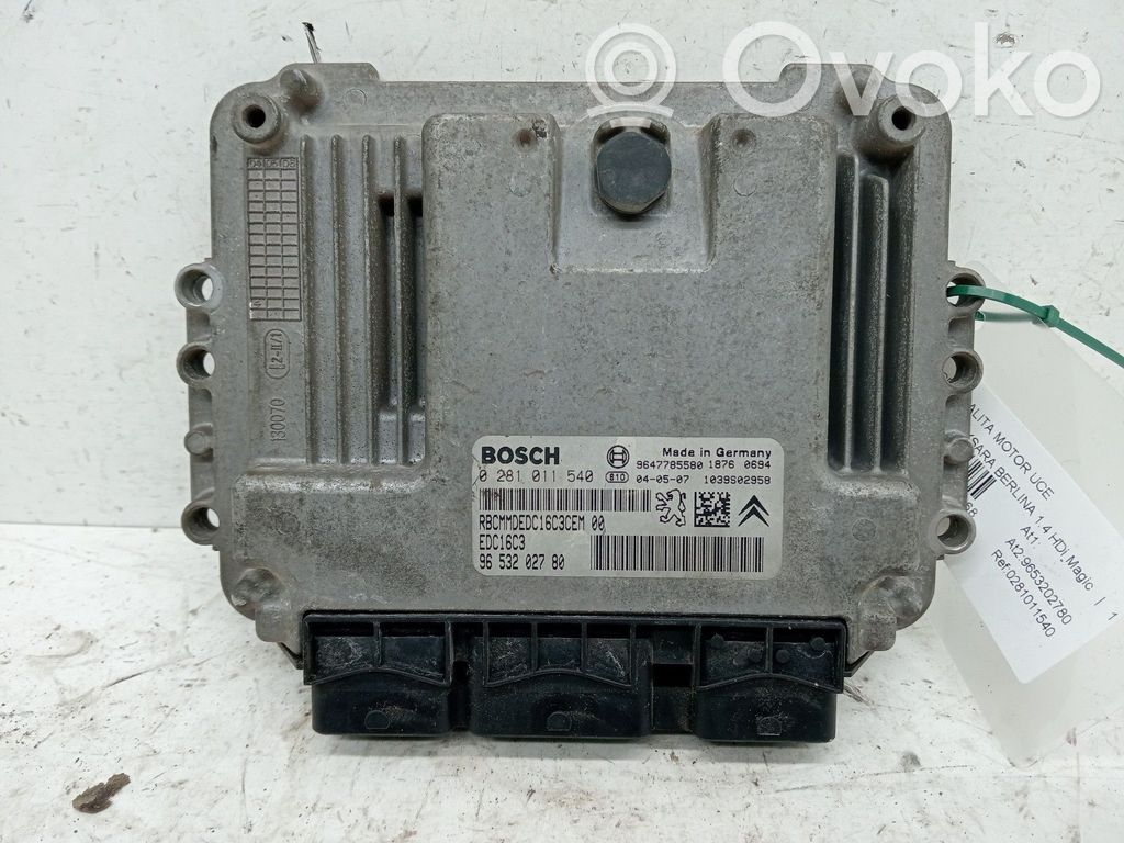 Citroen Xsara Engine control unit/module 