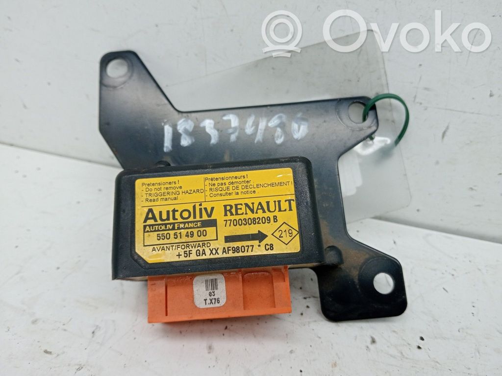 Renault Kangoo I Centralina/modulo airbag 