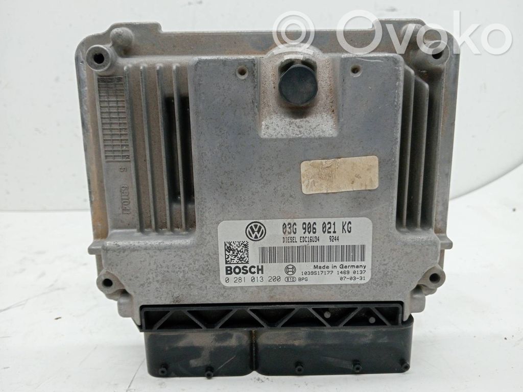Volkswagen Golf SportWagen Calculateur moteur ECU