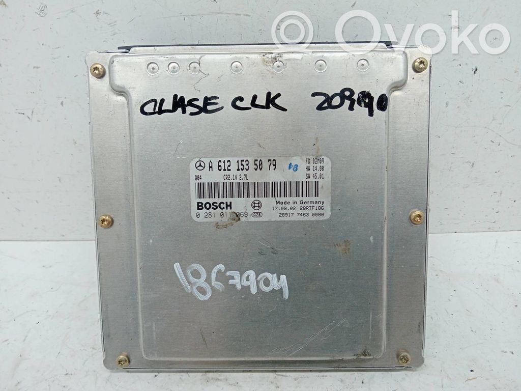 Mercedes-Benz CLK A209 C209 Unidad de control/módulo del motor
