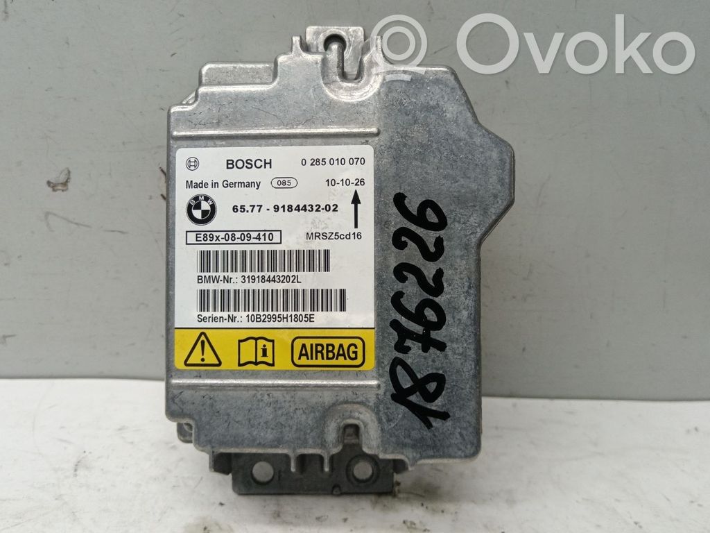 Unidad de control/módulo del Airbag   0285010070,31918443202L,6577918443202