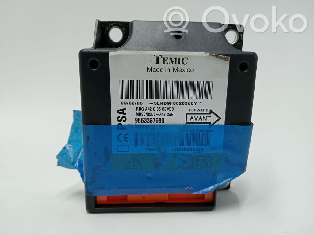 Citroen C3 Airbag control unit/module 