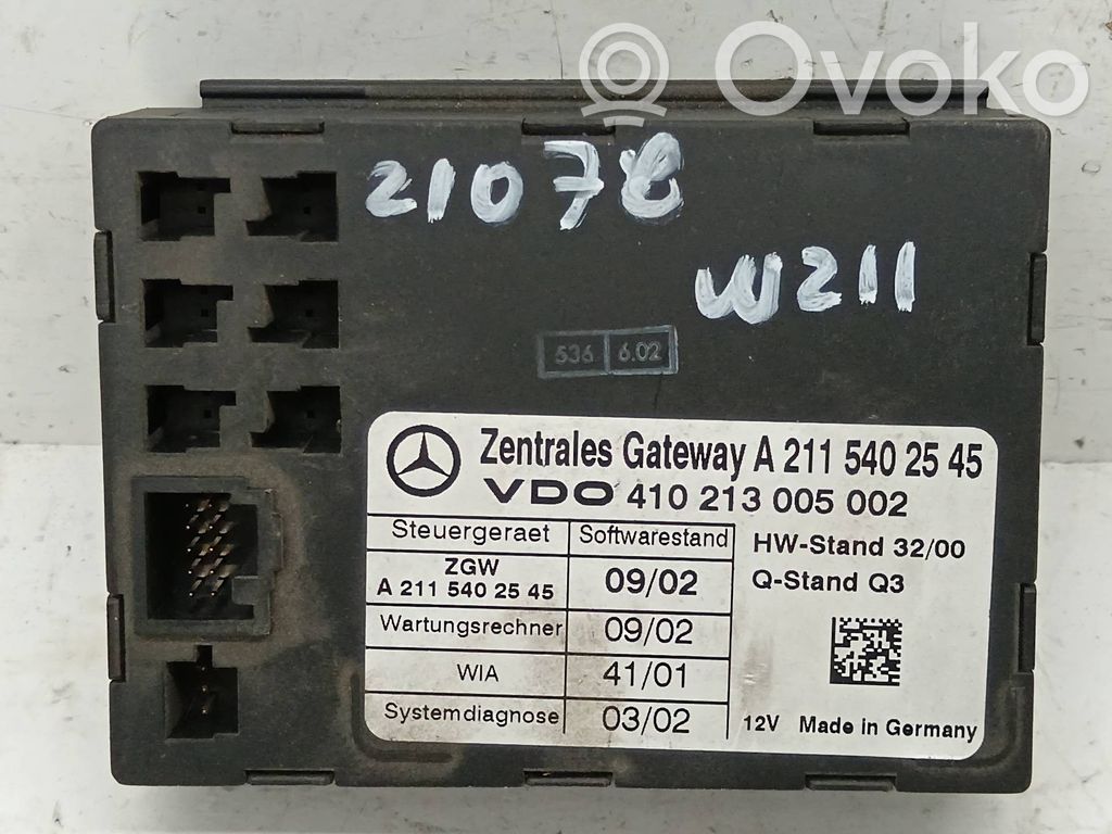 Alte unități/module de control   A2115402545