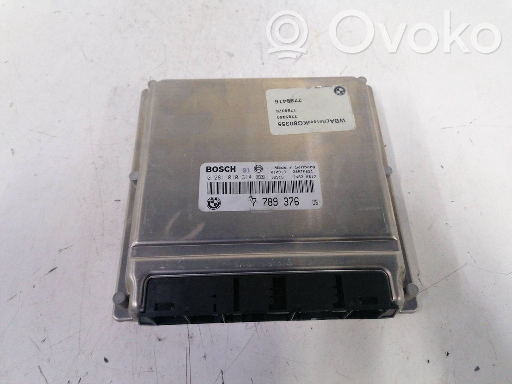 Engine control unit/module   0281010314,7789376,7789416