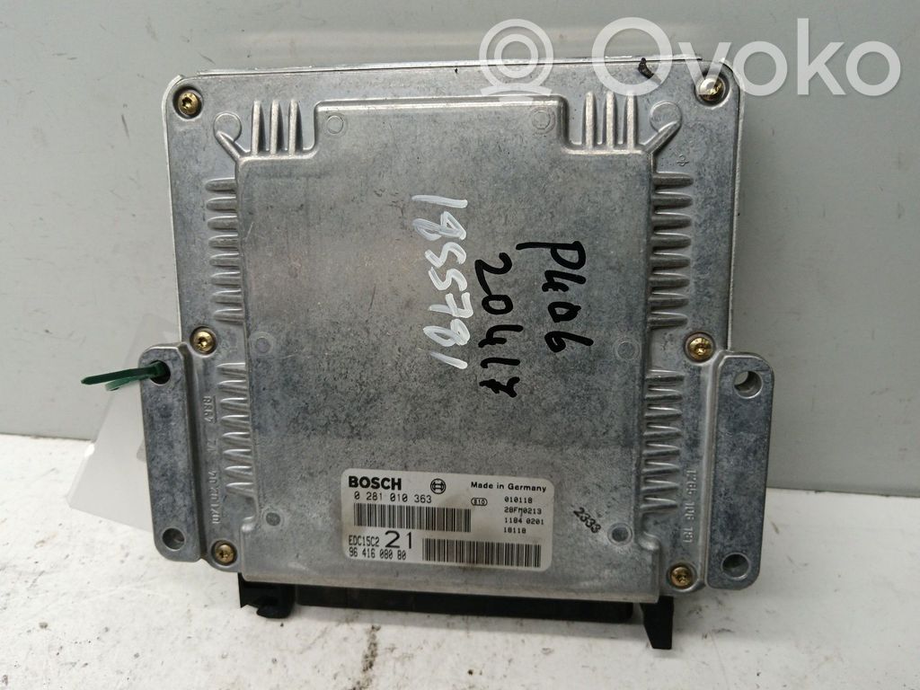 Peugeot 406 Unitate/modul de control motor 