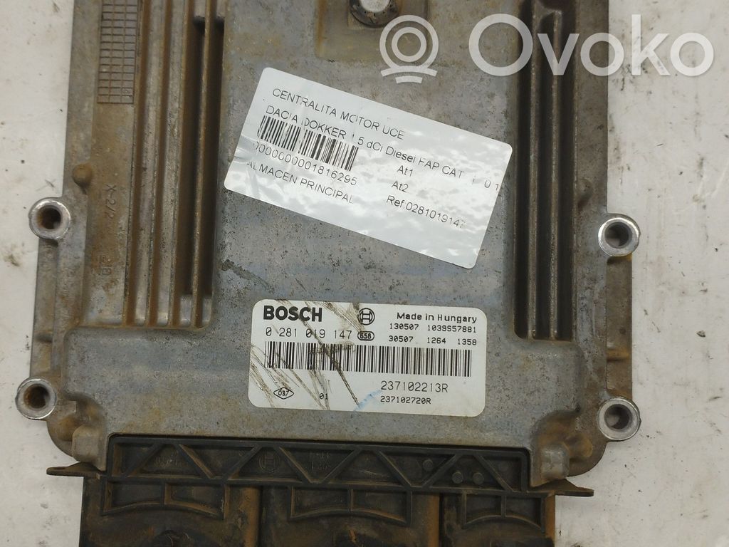 Unidad de control/módulo del motor   0281019147