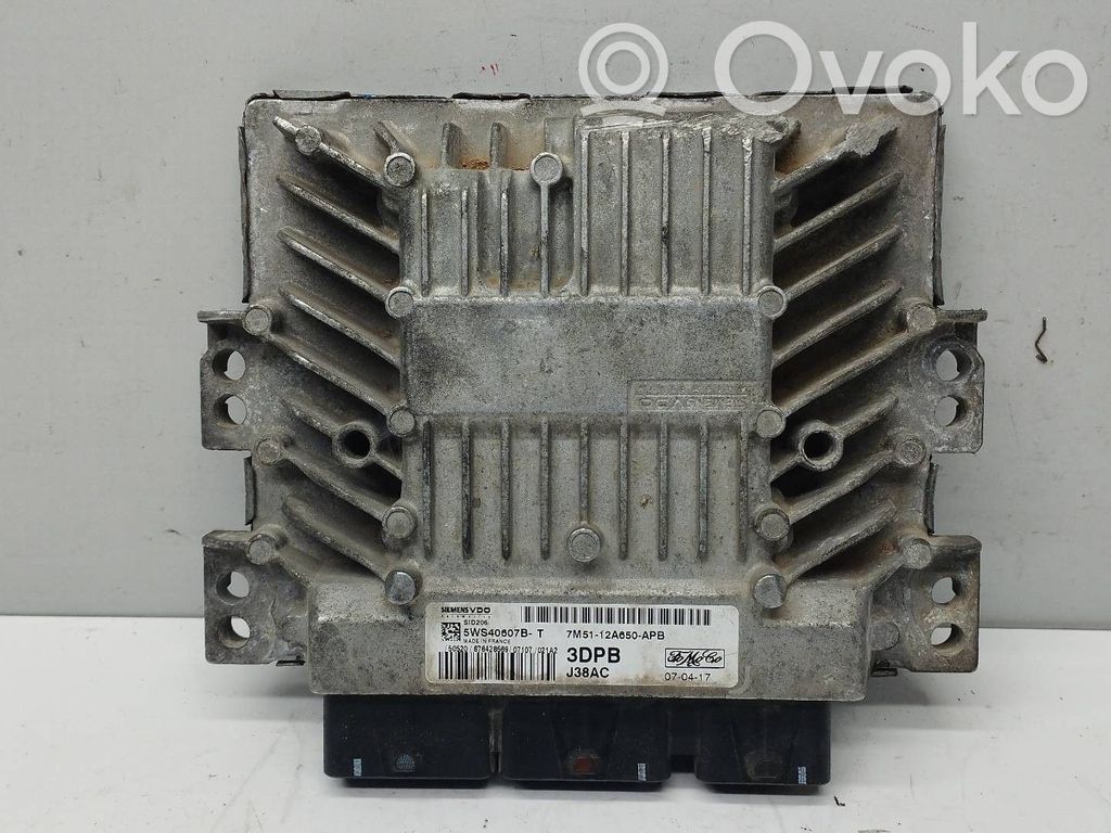 Engine control unit/module   7M5112A650APB,5WS40607B,SIEMENS