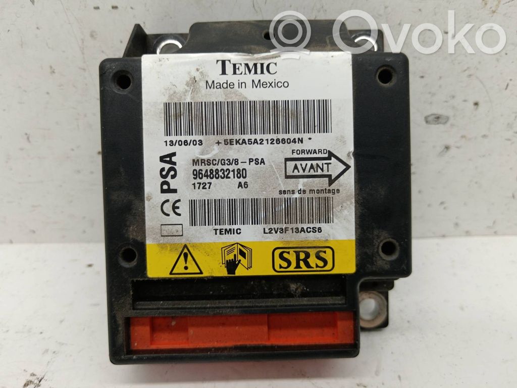 Peugeot 607 Unitate/modul de comandă airbaguri