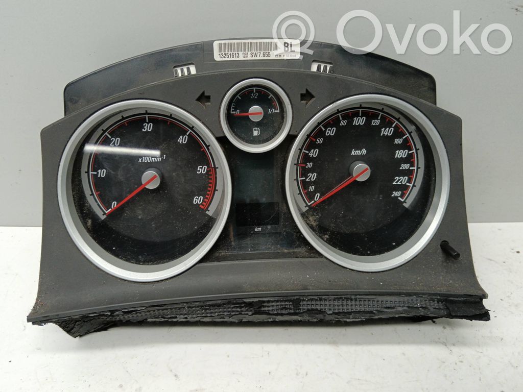 Opel Astra G Tachimetro (quadro strumenti) 