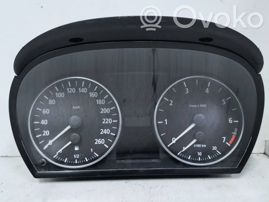 BMW 3 E90 E91 Geschwindigkeitsmesser Cockpit 