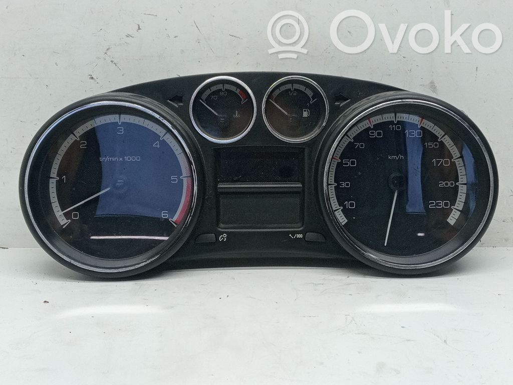 Peugeot 308 Vitezometru (grup de instrumente) 