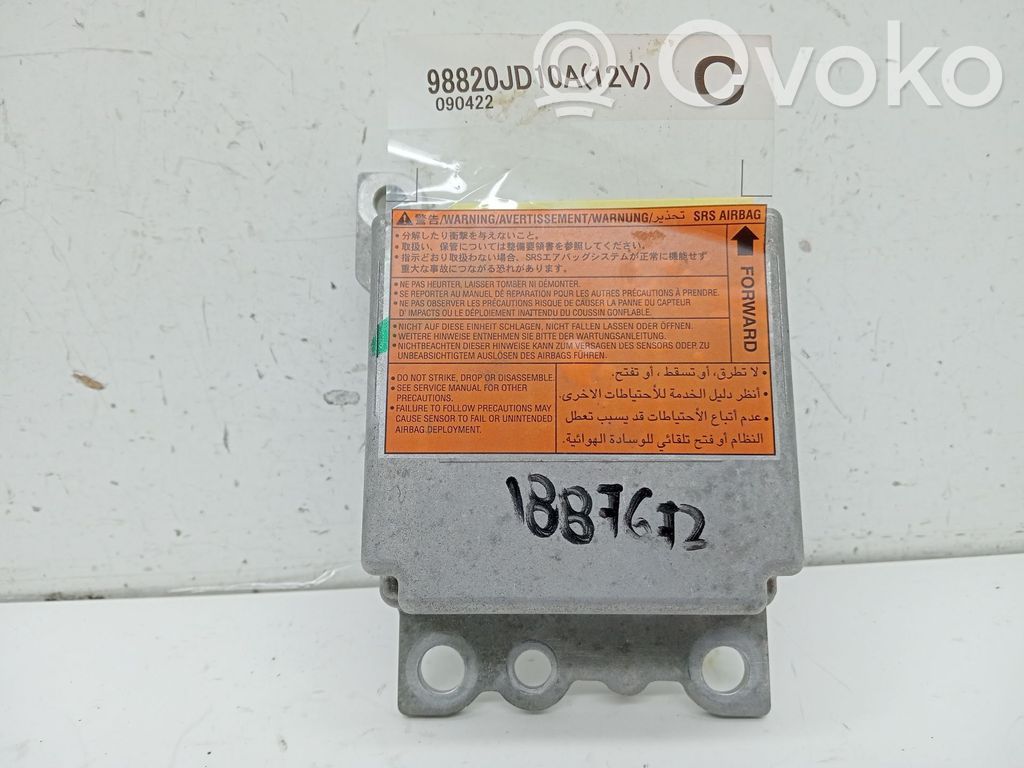 Nissan Qashqai+2 Centralina/modulo airbag 