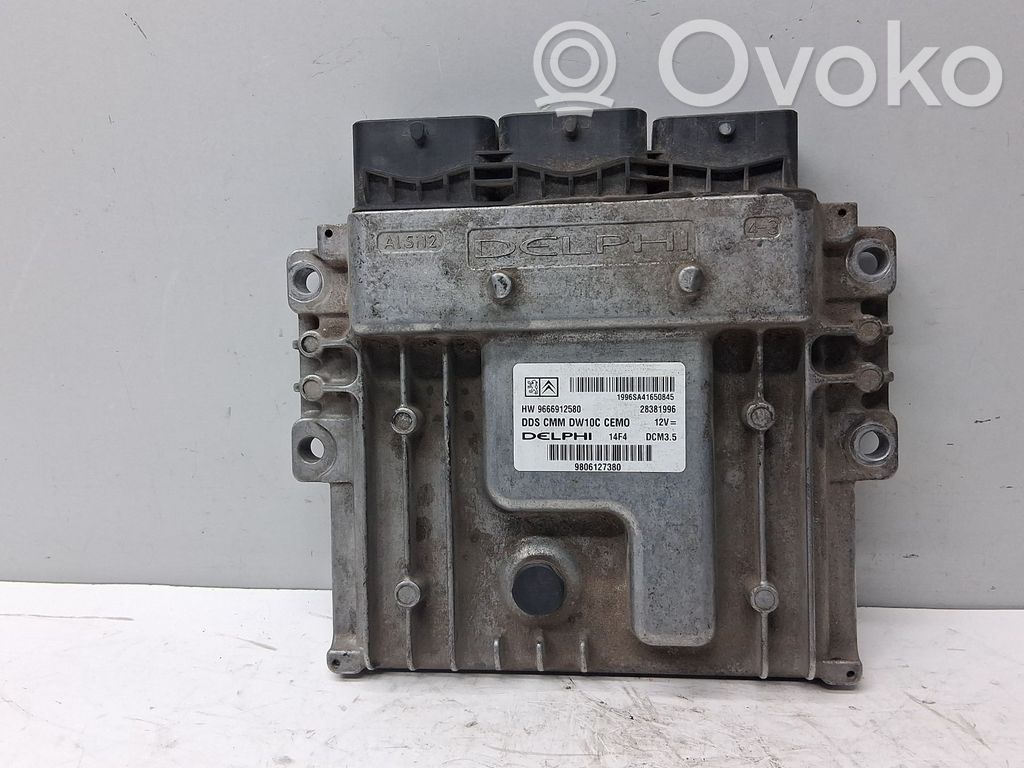 Engine control unit/module   9806127380,9666912580,28381996
