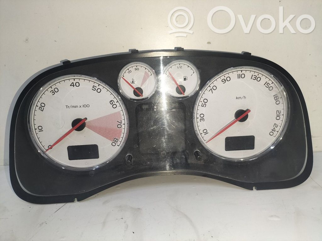 Peugeot 307 Tachimetro (quadro strumenti) 