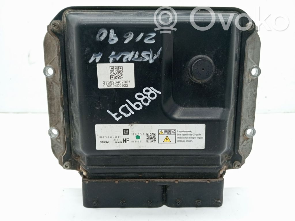 Opel Astra G Engine control unit/module 