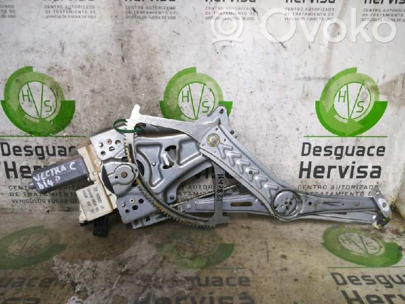 Opel Vectra C Regulador manual de la ventanilla delantera 