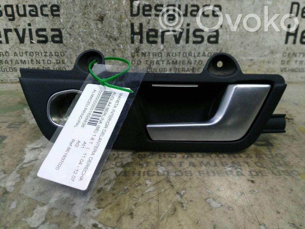 Audi A4 S4 B6 8E 8H Maniglia interna per portiera anteriore 