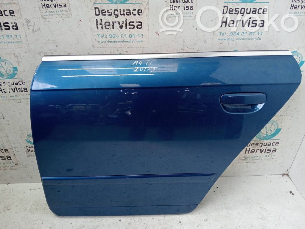 Audi A4 S4 B6 8E 8H Rear door 