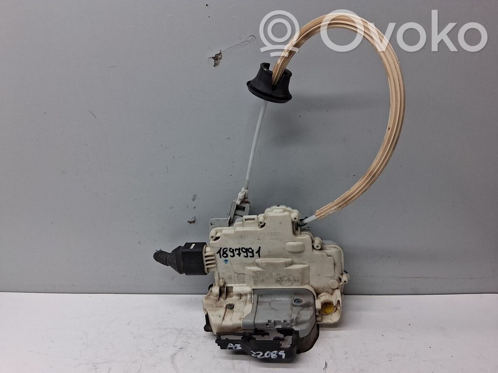 Audi A3 S3 8P Serratura portiera anteriore 