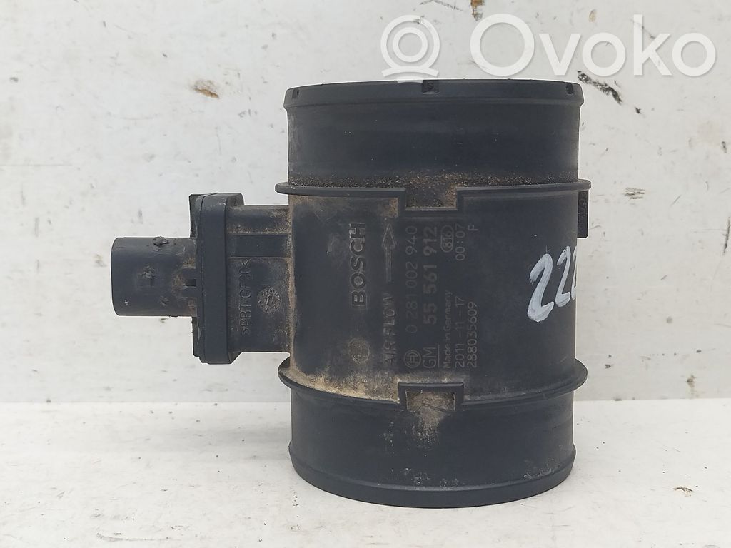 Opel Astra H Misuratore di portata d'aria 