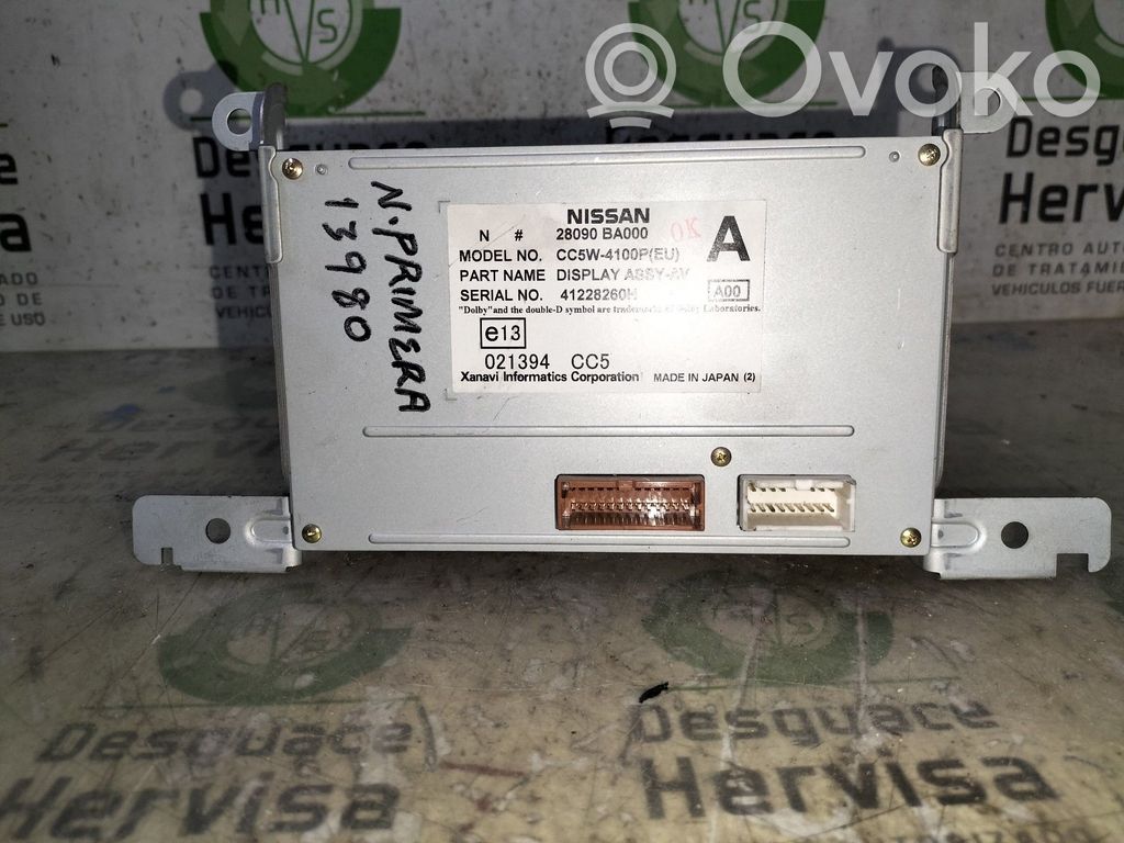 Nissan Primera HUD-näyttö