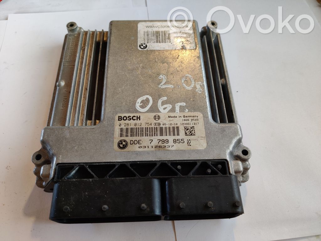 Engine control unit/module   DDE7799855,7799855,0281012754