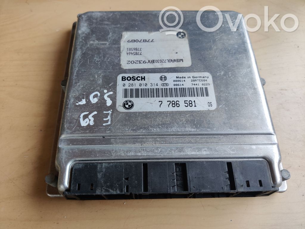 BMW 5 E39 Engine control unit/module 