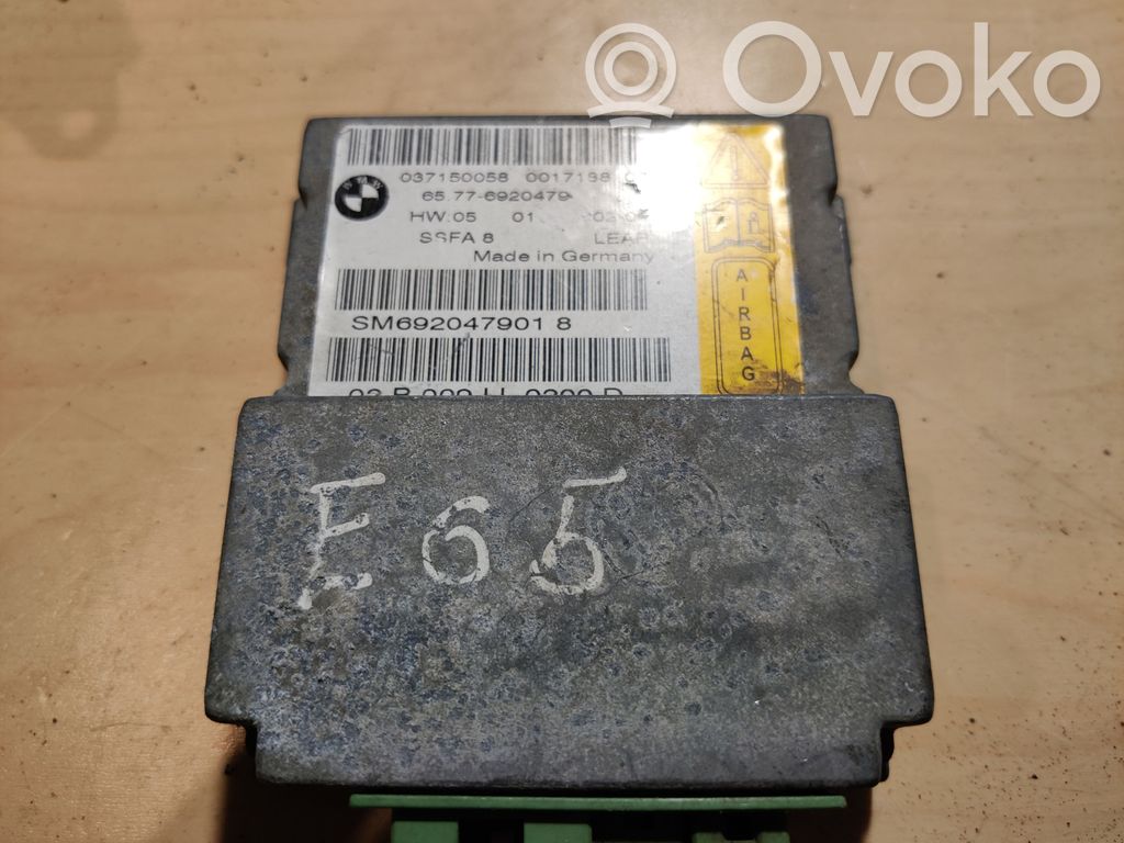 BMW 7 E65 E66 Airbag control unit/module 
