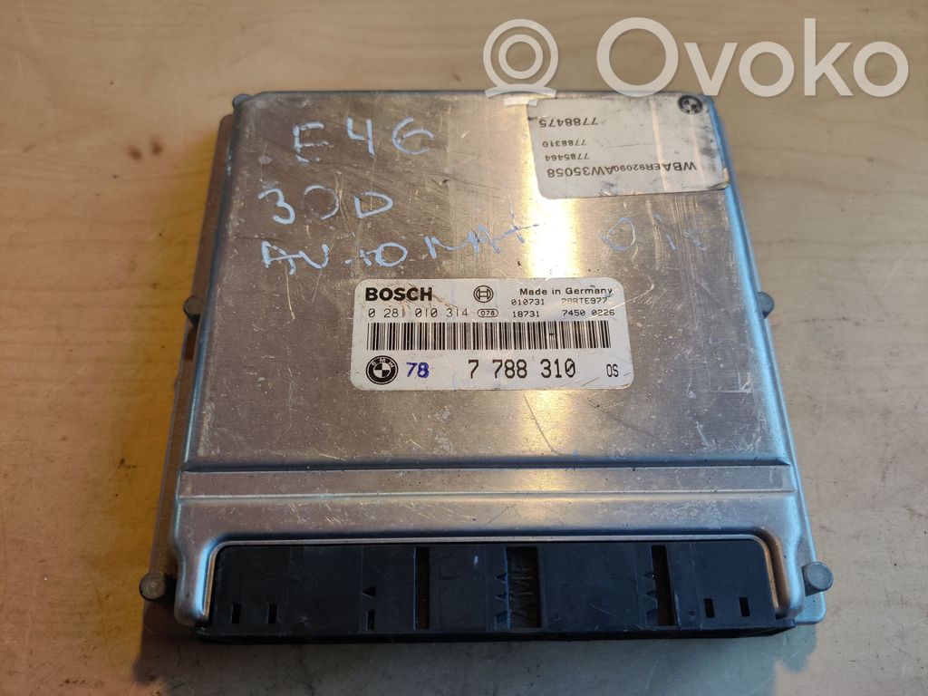 BMW 3 E46 Engine control unit/module 