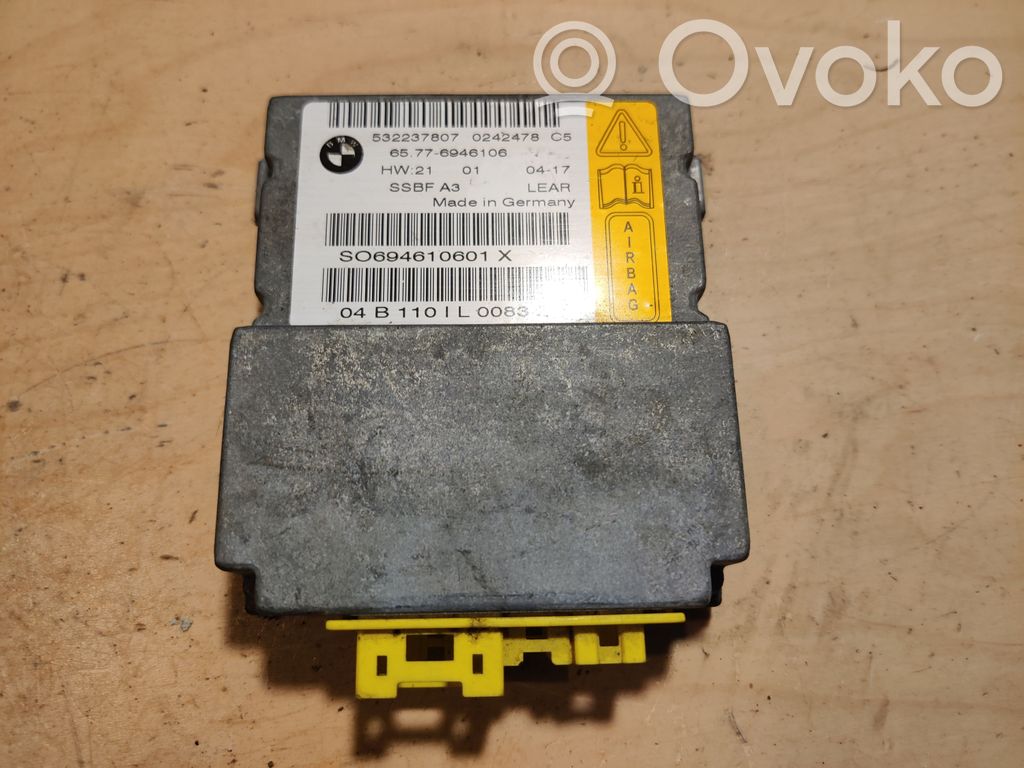 BMW 7 E65 E66 Airbag control unit/module 