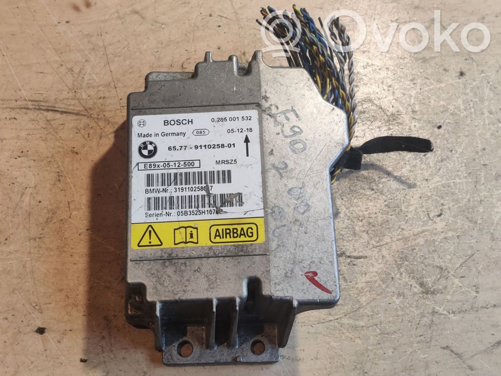 BMW 3 E90 E91 Airbag control unit/module 